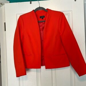BLAZER, Topshop, Orange,Size 10,Excellent Condition, Lined, Lightweight